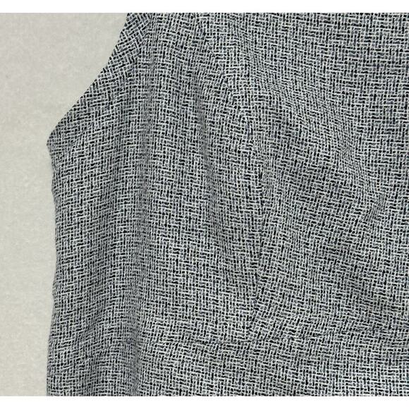 VTG Pendelton Wool Blend Blue Tweed Lined Sheath Dress Size 4 USA Sleeveless EUC - Picture 2 of 11